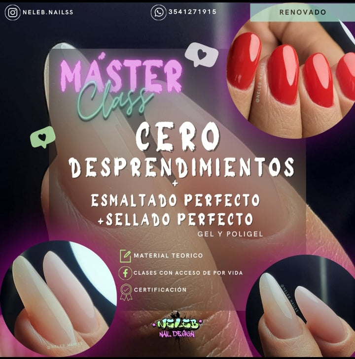 Másterclass: Cero Desprendimientos, Sellado y Esmaltado Perfecto